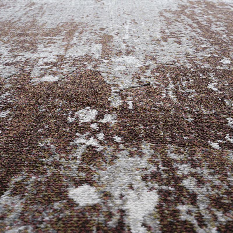 Low-pile floor rug - Anouk Brown 6280