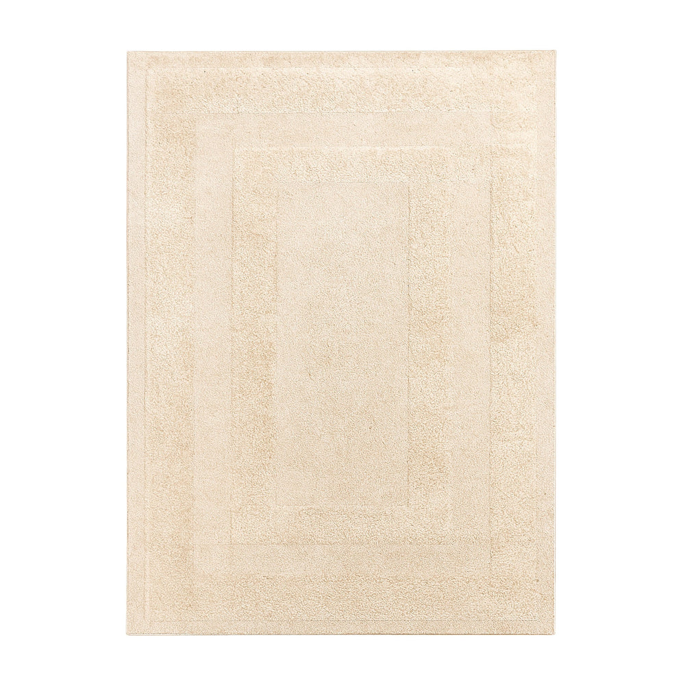 Scandinavian rug - Lova Border Beige