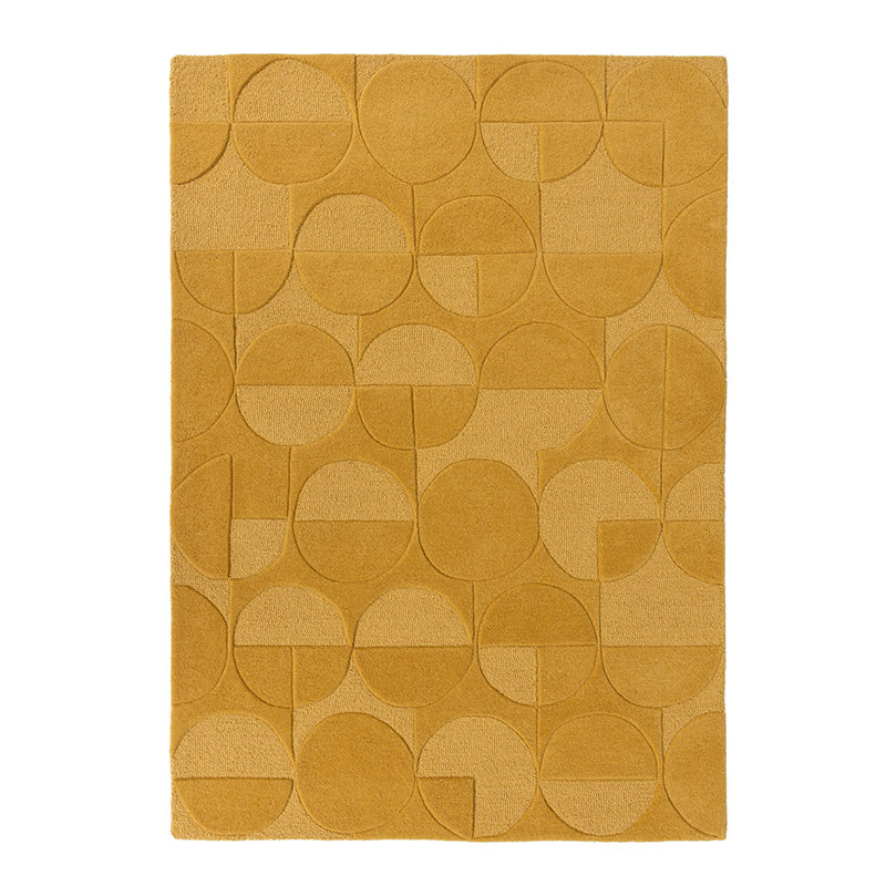 Modern area rug - Mozo Gigi Ochre Yellow