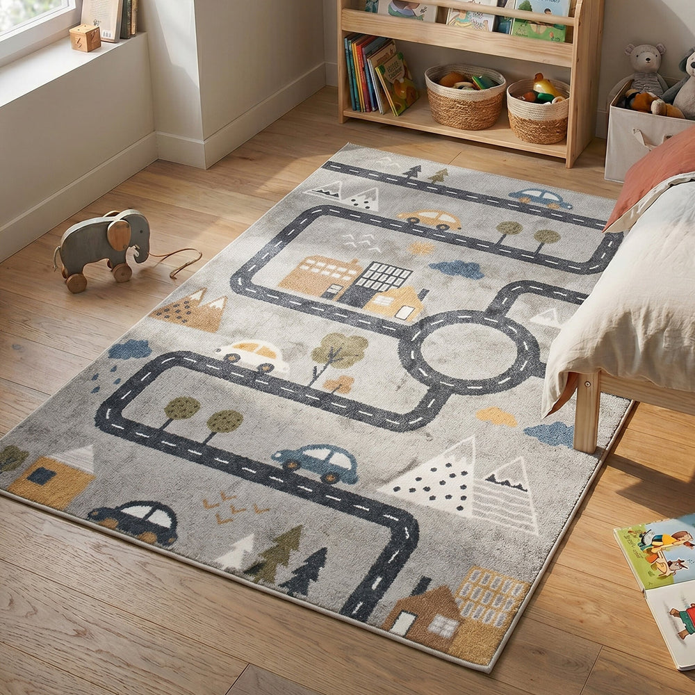 Washable Kids Rug - Ravi Road Multicolour
