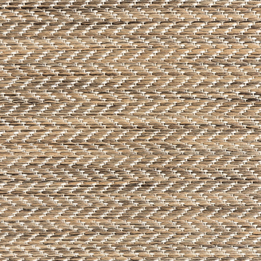Round Outdoor Rug - Malta Arrow Natural