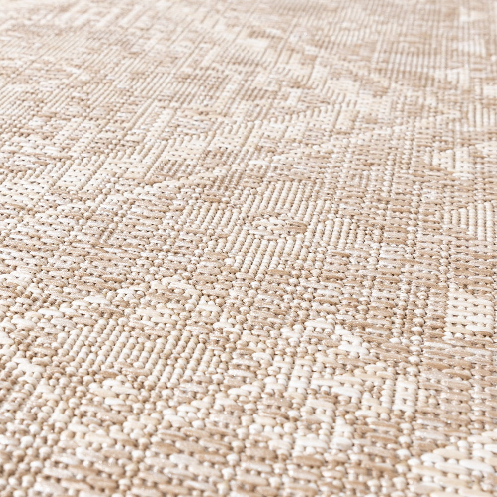 Jute Outdoor Rug - Atlas Aztec Brown/Cream