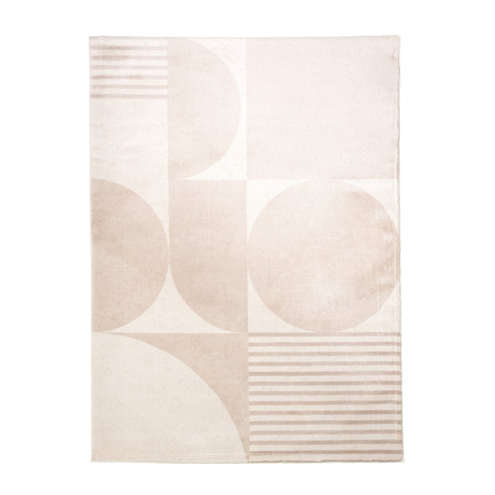 Japandi Rug - Aurora Circles Beige