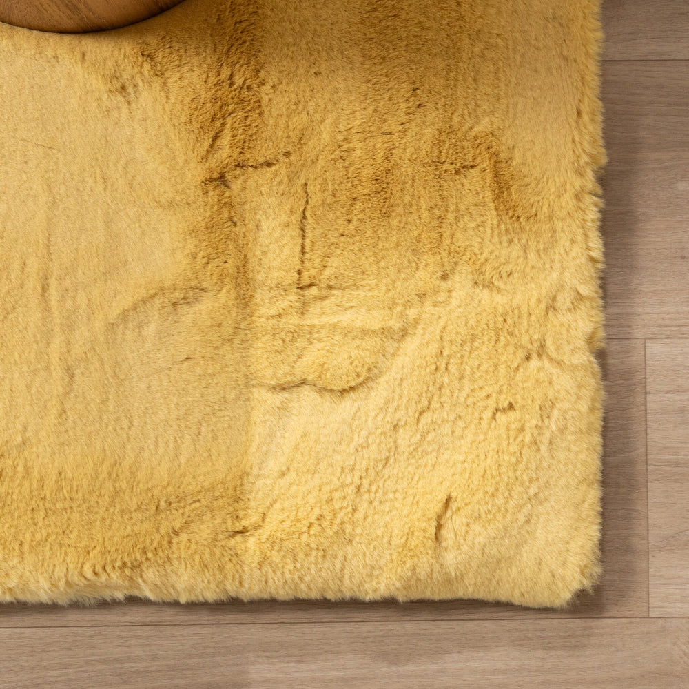 Soft High Pile Rug - Comfy Supreme Yellow