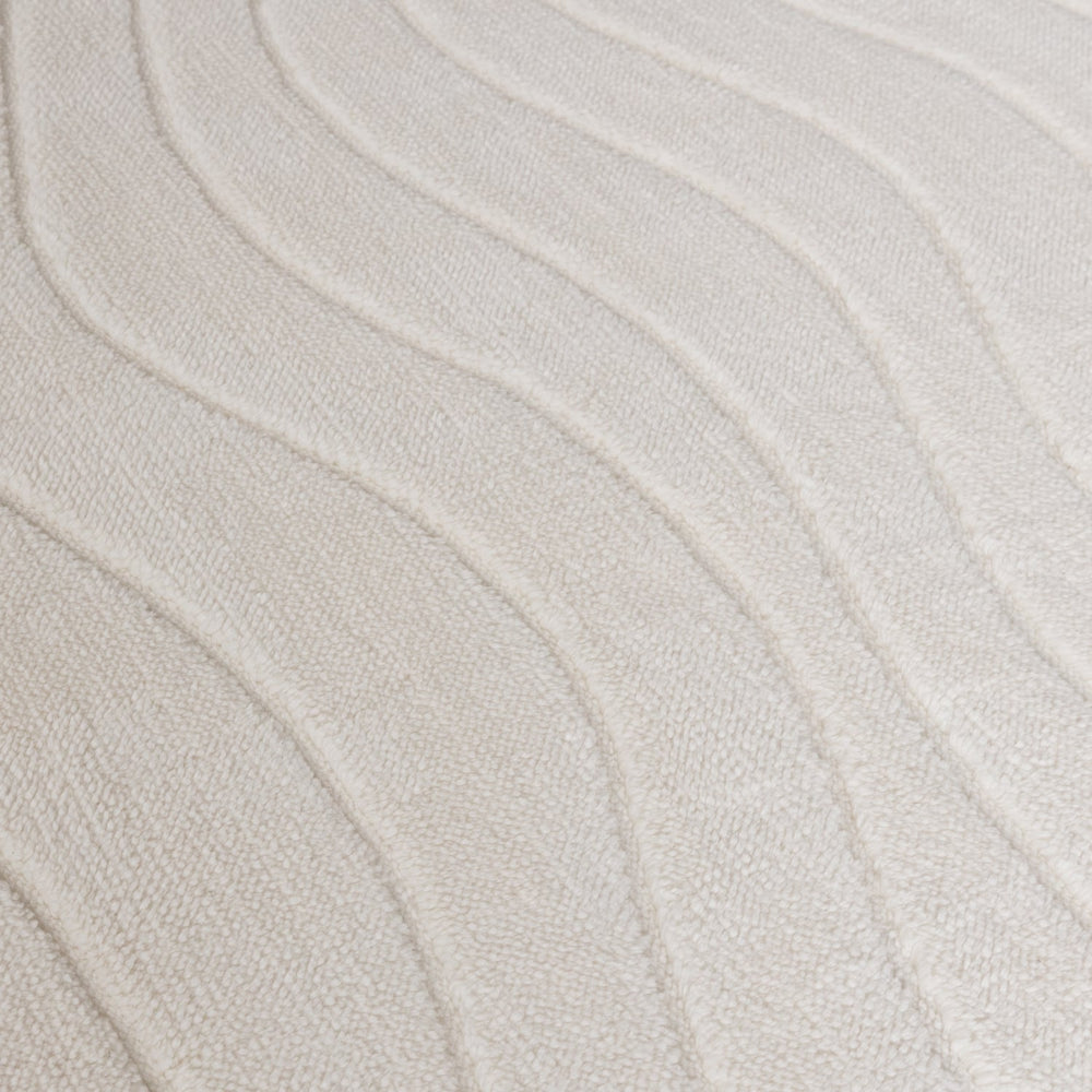 Scandinavian Rug - Charm Waves White