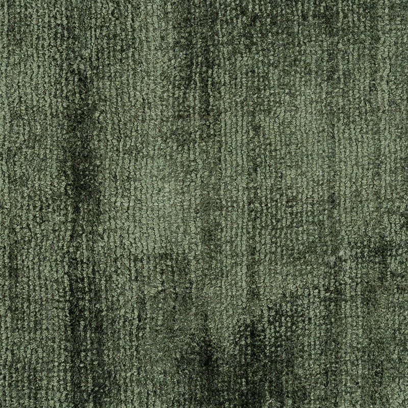 Round Viscose Rug - Pearl Dark Green