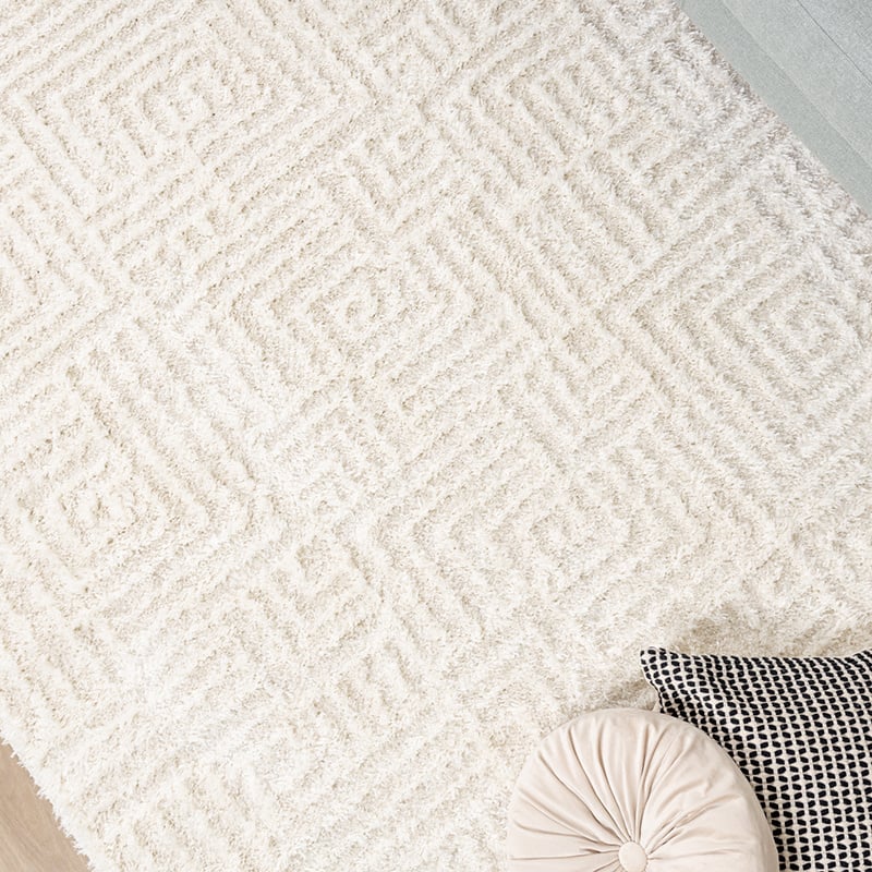 Scandinavian Rug - Lova Maze Cream