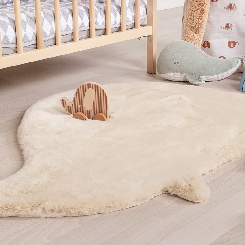 Kids Rug - Huggy Whale Cream