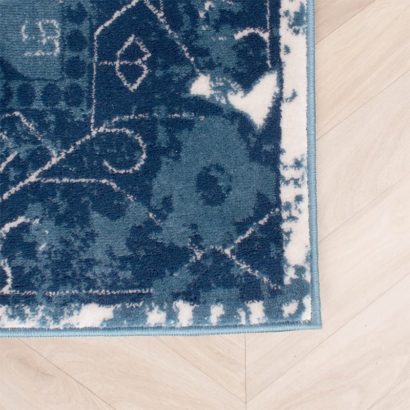 Vintage Rug - Deep Tile Blue
