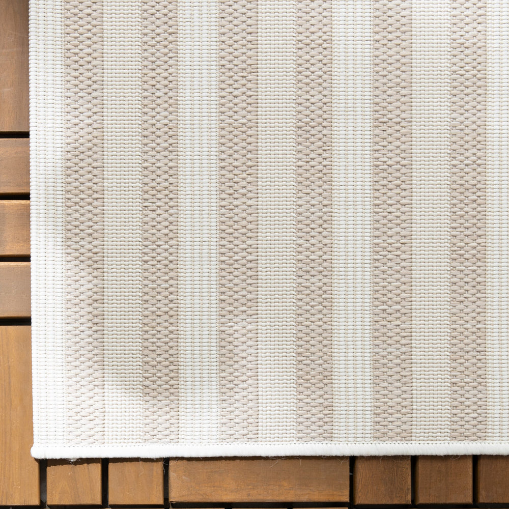 Outdoor Rug Capri Curves Beige Cream