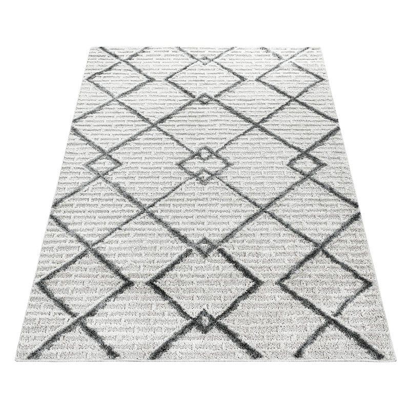 Scandinavian Floor Rug - Pitea Strangle Cream