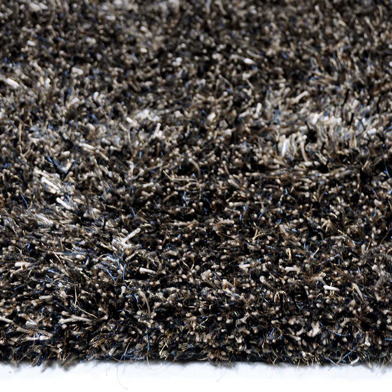 Shaggy floor rug - Paulina Black/Colour