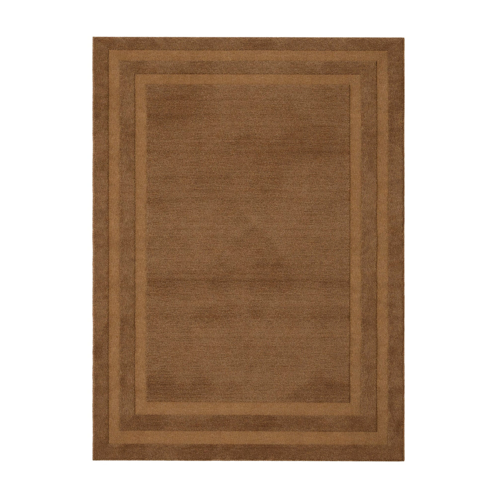 Wool rug - Judith Border Brown