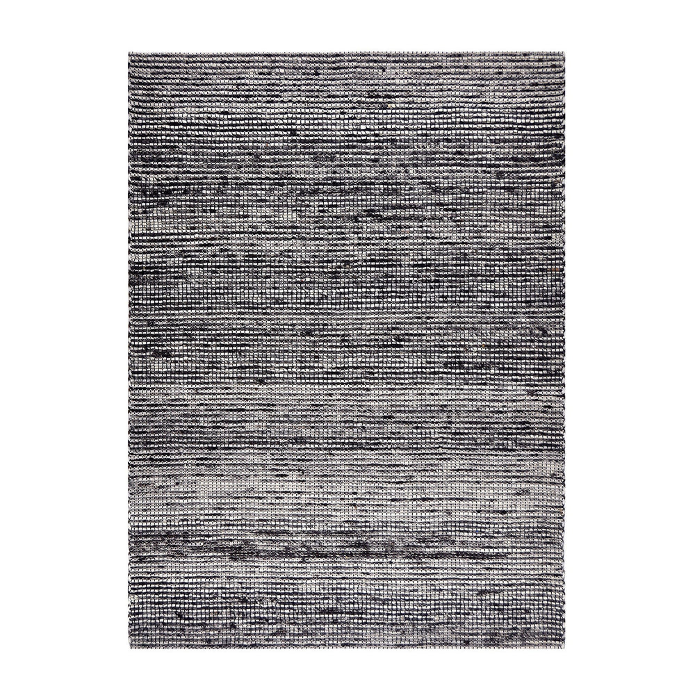 Wool Rug - Quillan Black/White