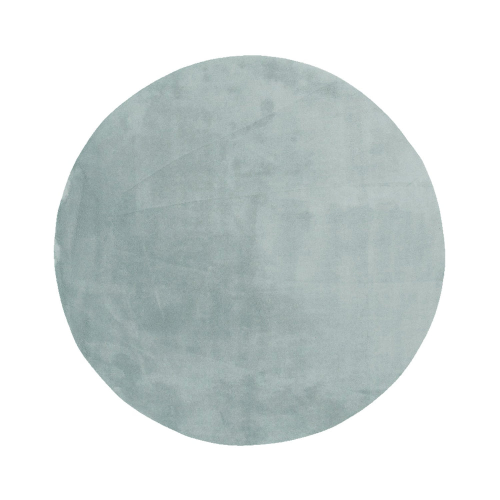 Round Washable Rug - Vivid Green