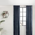 Velvet curtains - Dark blue - Hooks
