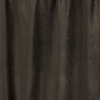 Velvet curtains - Dark Taupe - Rings