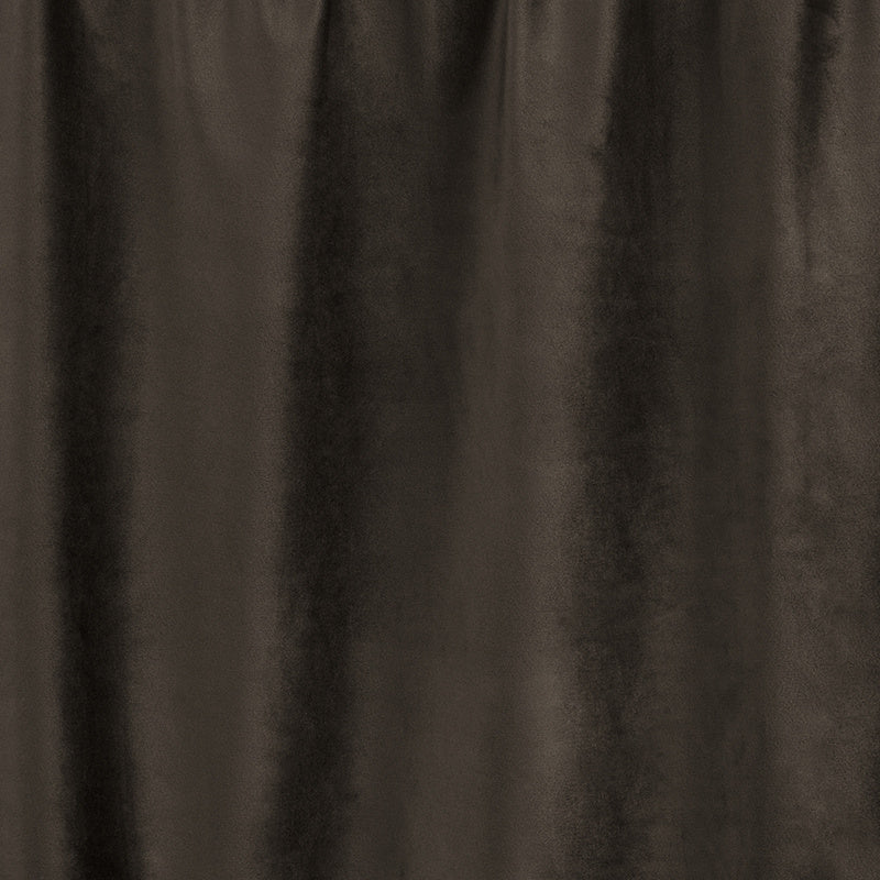 Velvet curtains - Dark Taupe - Rings