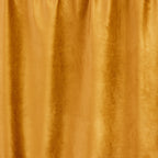 Velvet curtains - Ochre Yellow - Rings