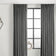 Velvet curtains - Grey - Hooks