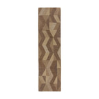 Abstract wool runner - Anko Beige
