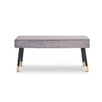 Velvet bench - Barcelona Grey