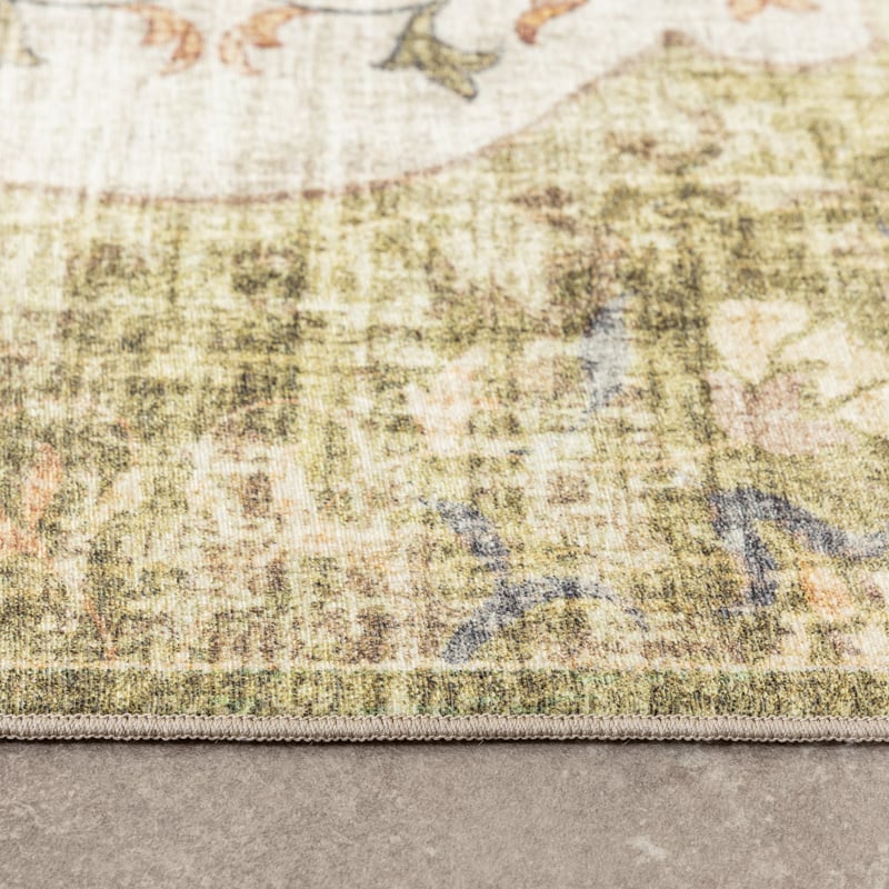 Vintage Outdoor Rug - Santo Mandala Green