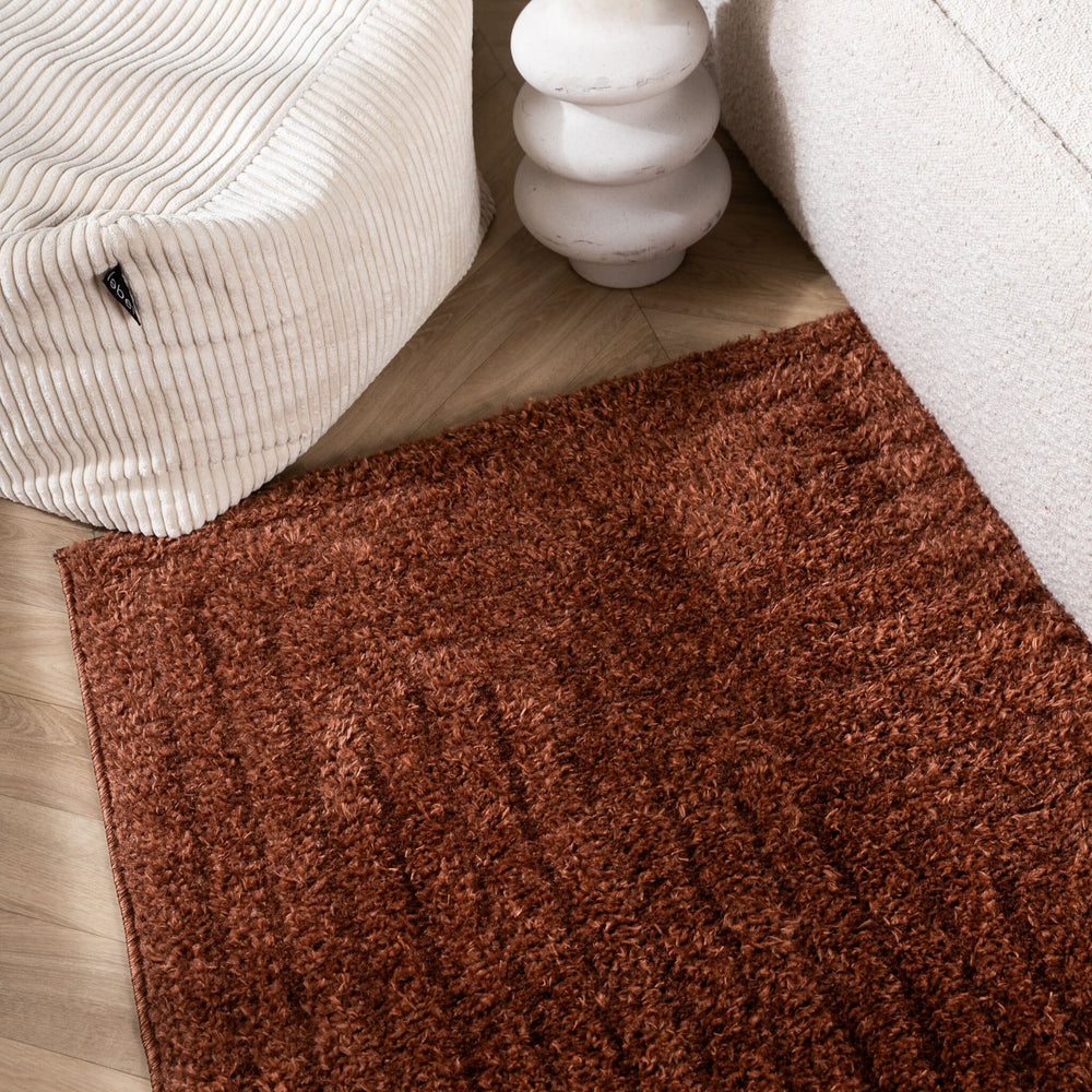 Scandinavian Rug - Lova Frames Terracotta