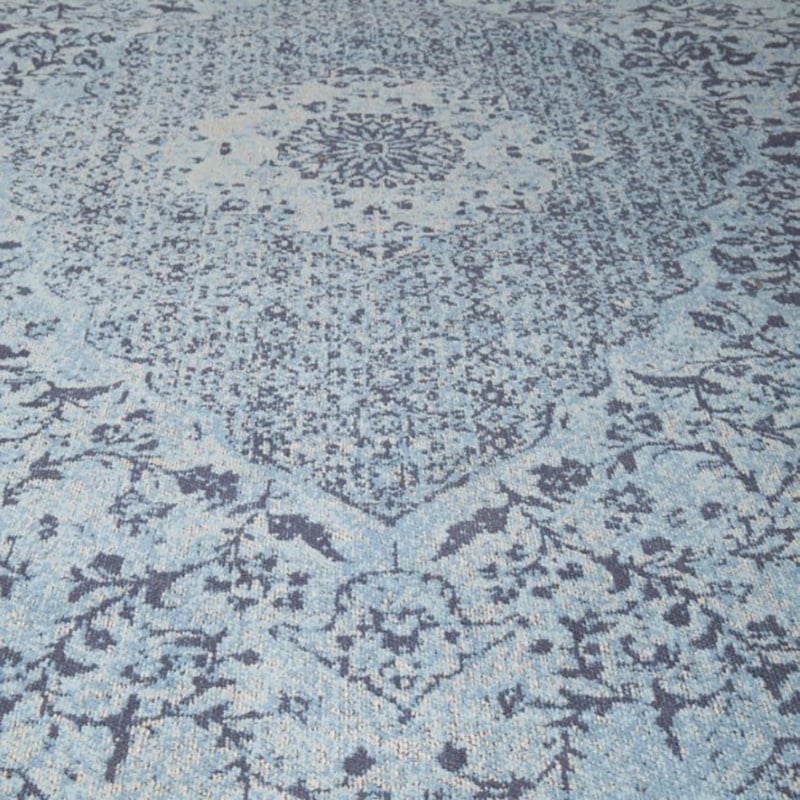 Vintage Floor Rug - Therese Blue