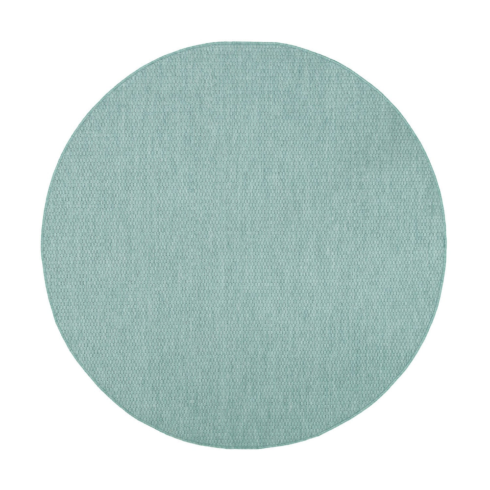 Round Outdoor Rug - Costa Turquoise