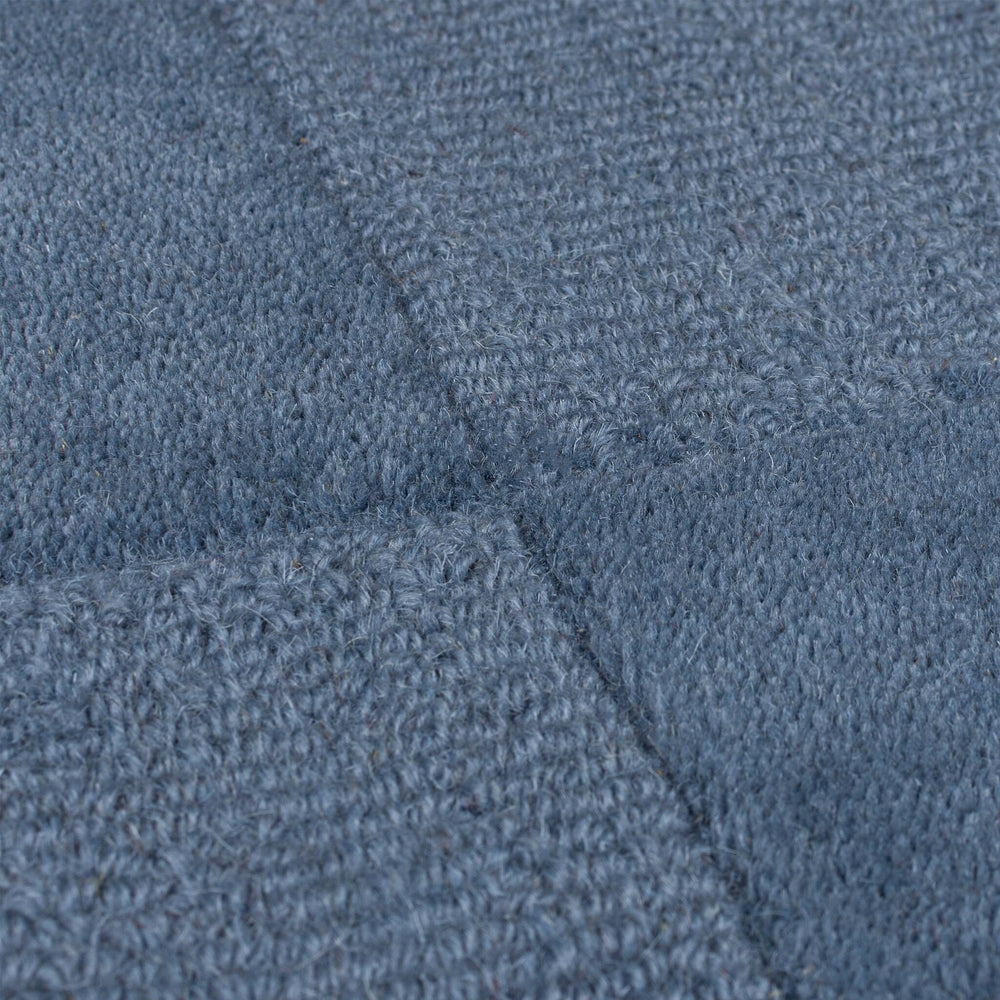 Luxury floor rug - Xeano checkerboard Blue
