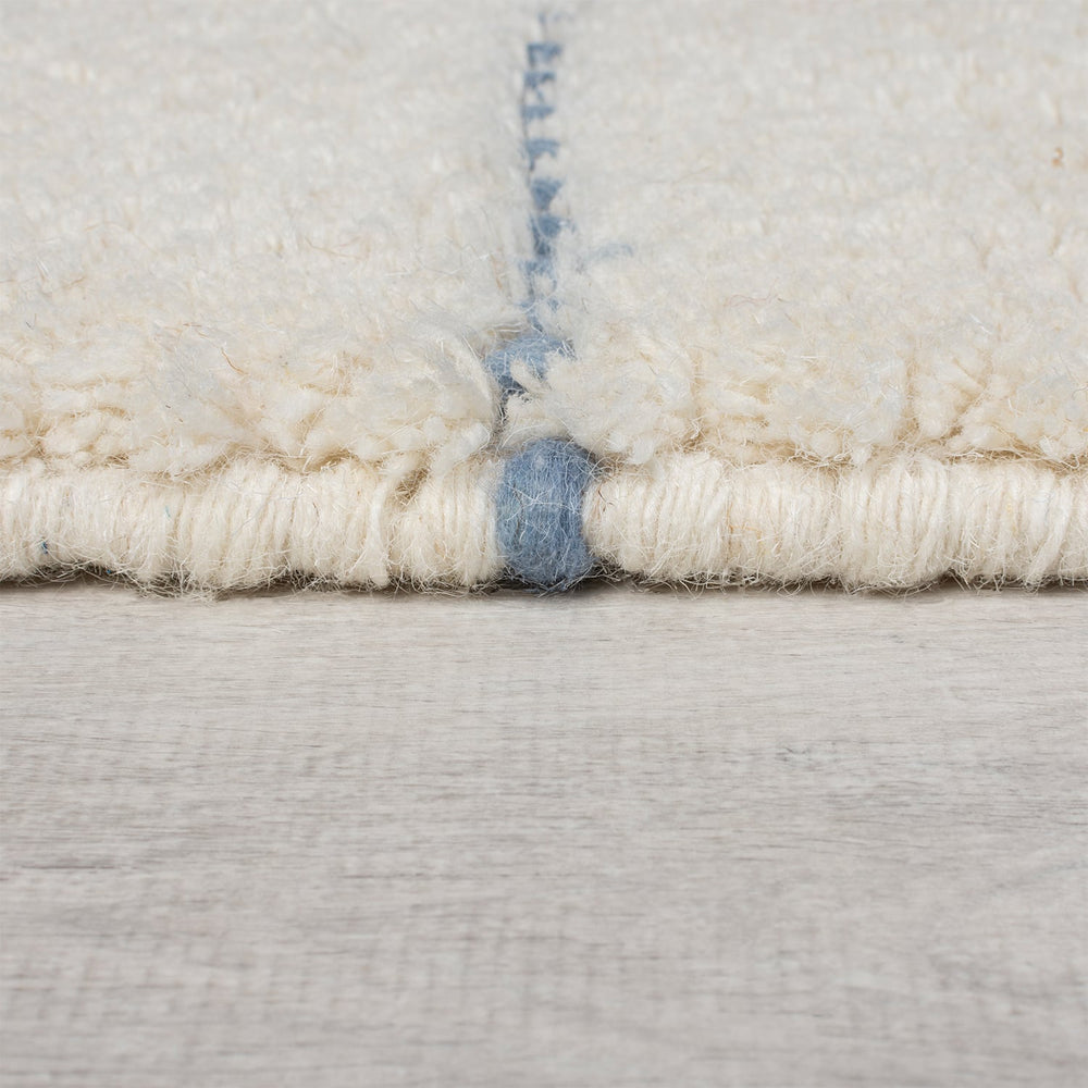 Japandi Floor Rug - Dotto Geo White