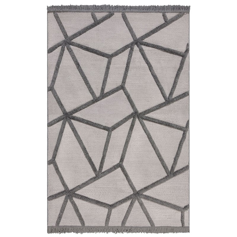 Scandinavian floor rug - Yaso Safi Gray