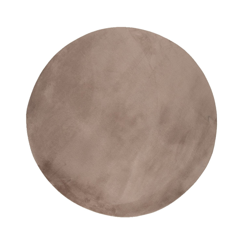 Round Low-Pile Rug - Cozy Taupe