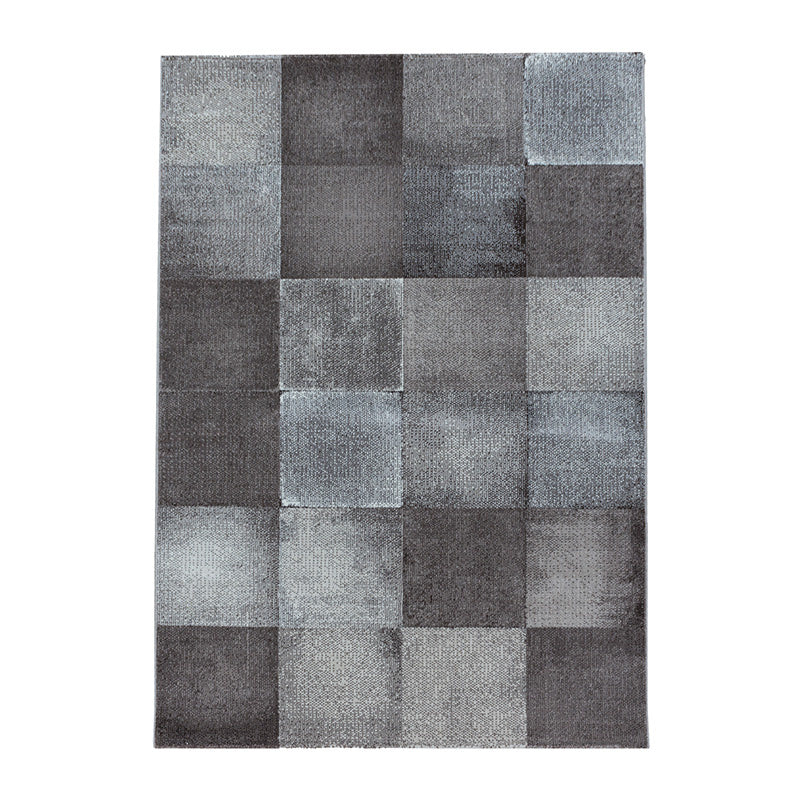 Modern Floor Rug - Streaky Box Brown/Beige