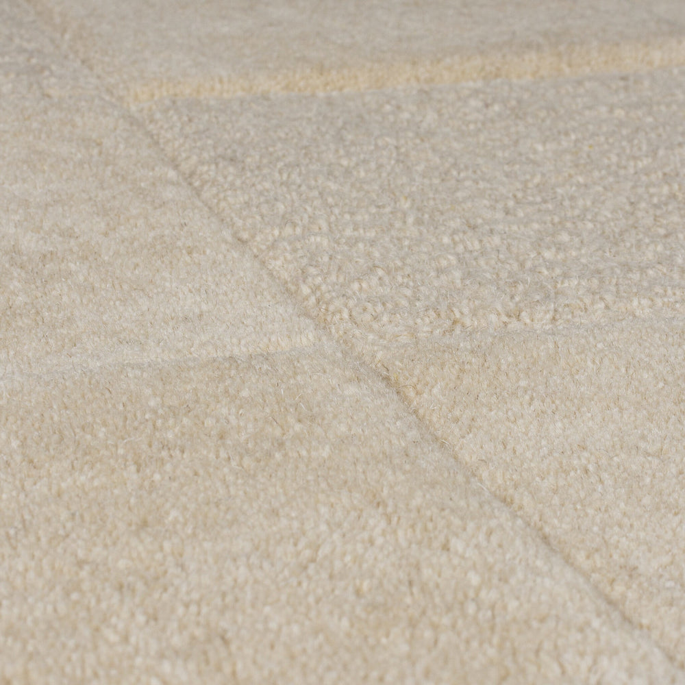Modern floor rug - Mozo Checkerboard Beige