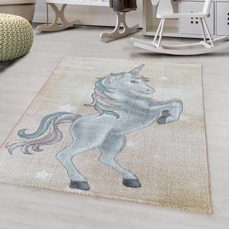 Kids floor rug Unicorn - Fleurtje Yellow