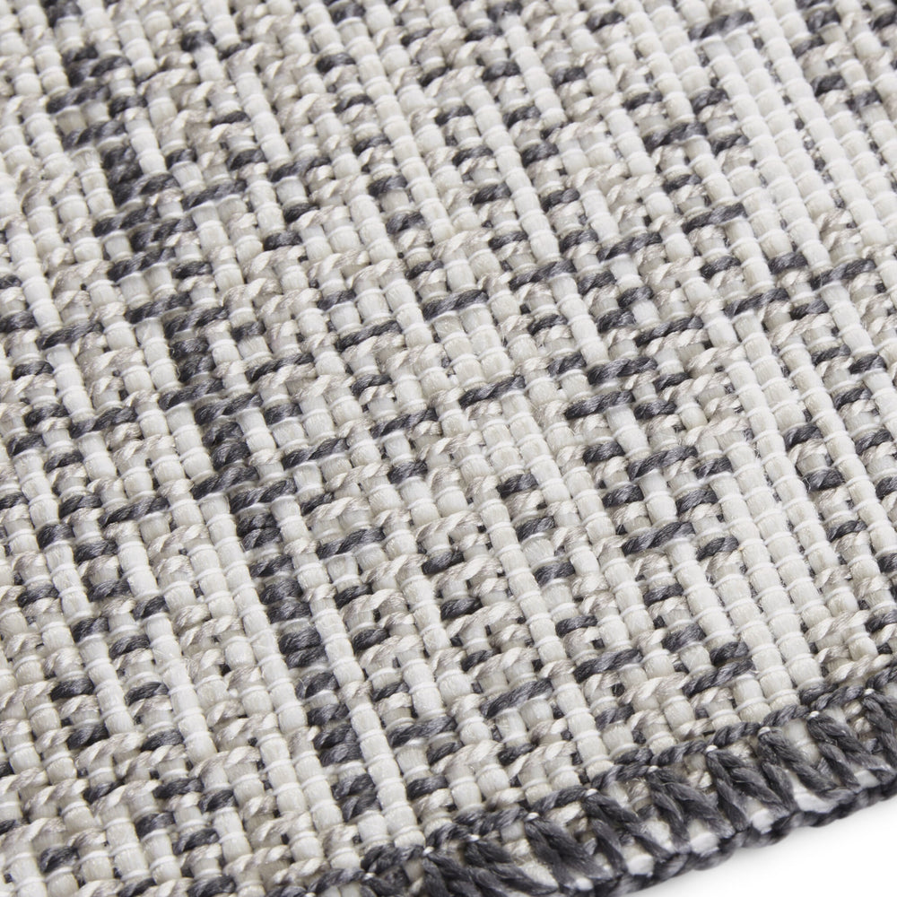 Outdoor Floor Rug - Curious Cream Anthracite Blois