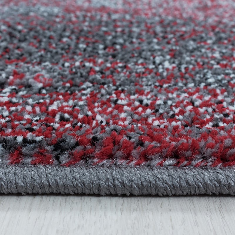 Modern floor rug - Optimism Breeze Red