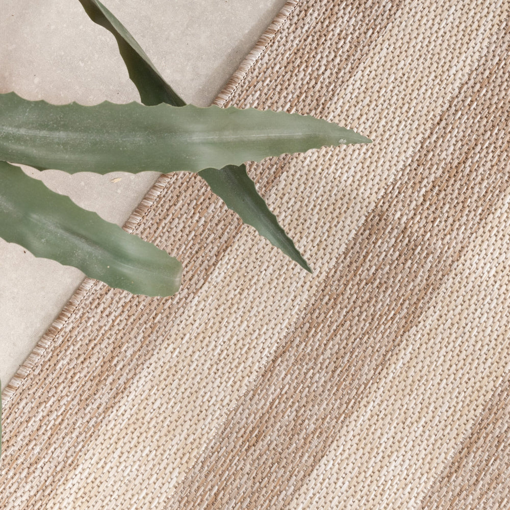 In- & Outdoor Rug – Sierra Frame Beige/Cream