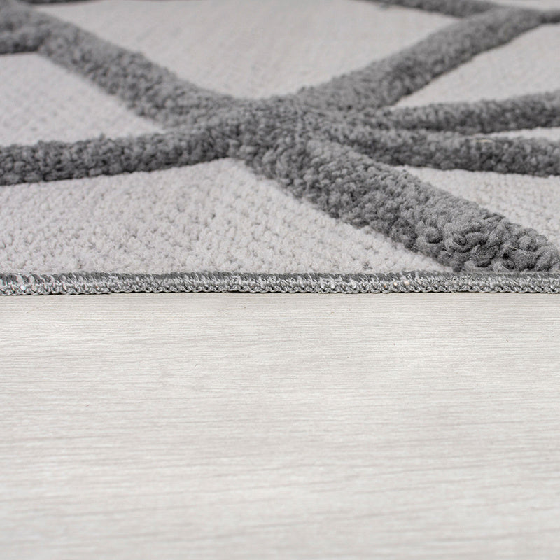 Scandinavian floor rug - Yaso Safi Gray