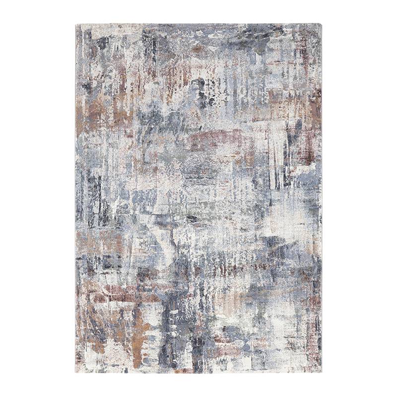 Modern Floor Rug - Arty Multicolour Brush 01