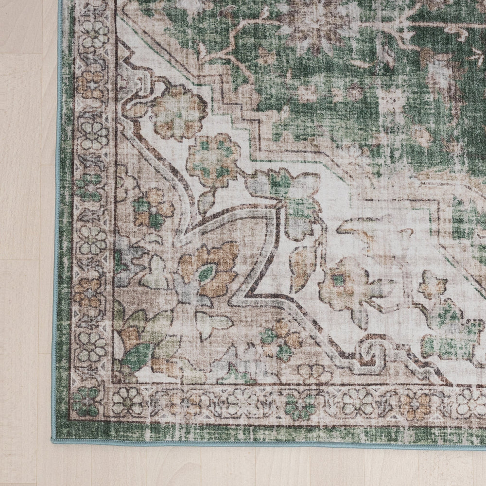 Oriental Rug - Leyla Medallion Green