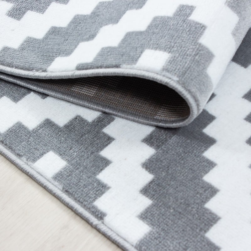 Modern floor rug - Plus Grey 8005