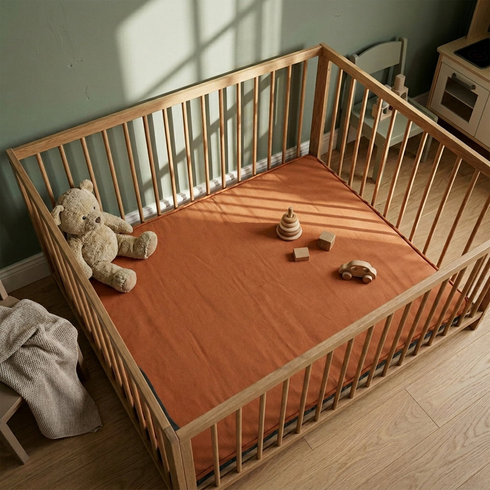 Playpen Mat - Lulu Terracotta