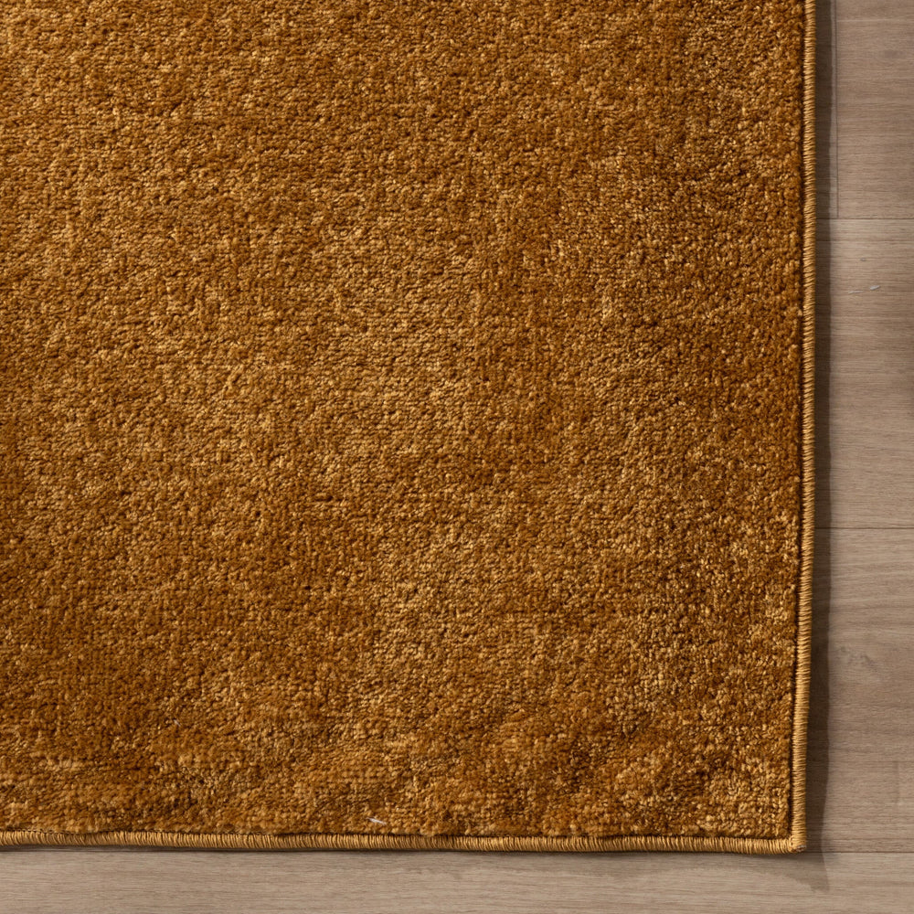 Low-pile rug - Essenza Ochre Yellow