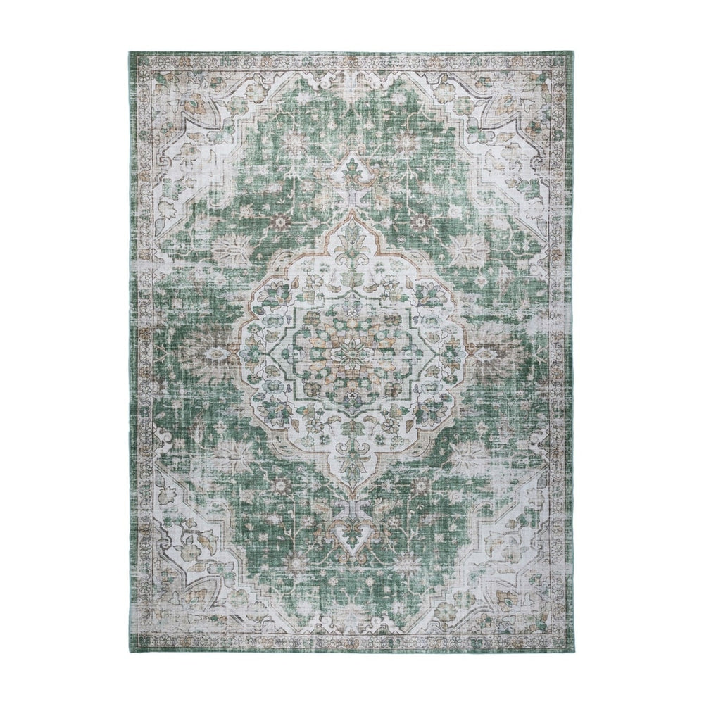 Oriental Rug - Leyla Medallion Green