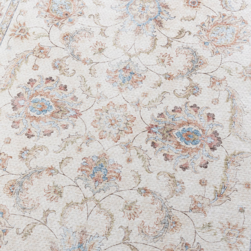 Washable Runner - Domingo Oriental White