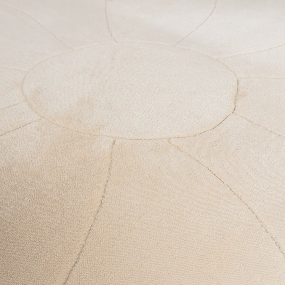 Washable children's rug - Coco Flower Beige