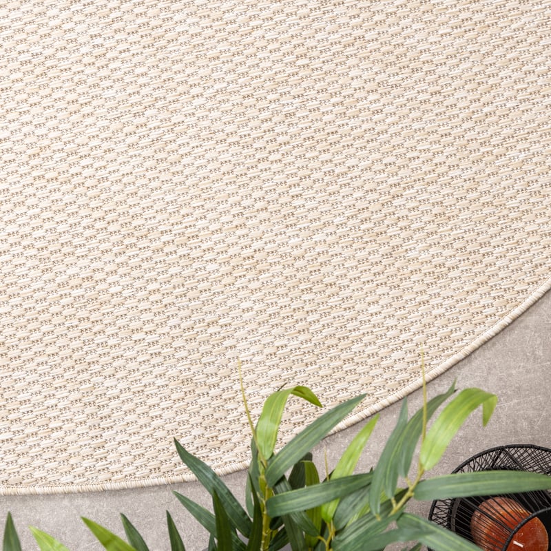 Round Outdoor Rug - Costa Sand